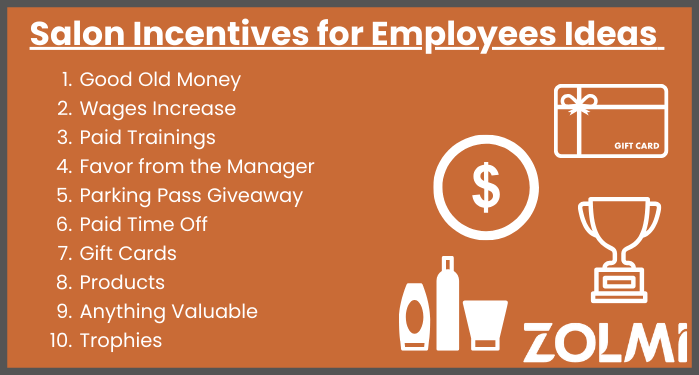 Salon incentives for employees ideas